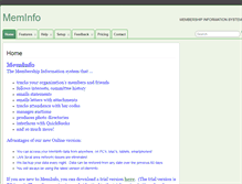 Tablet Screenshot of meminfo.com
